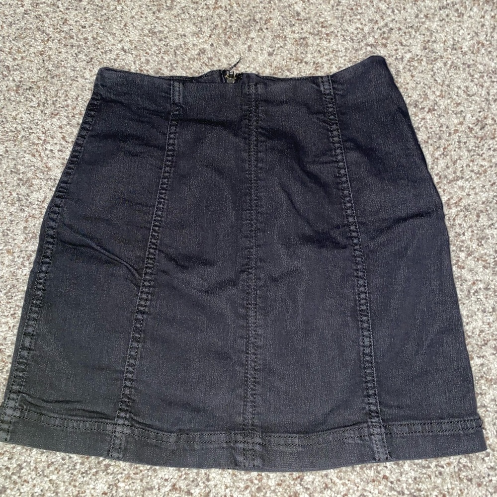 Black Free People Skirt